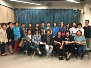 Group of trained caregivers for elderly home care
